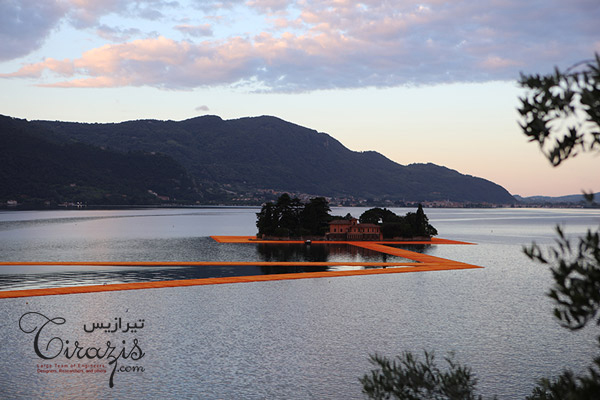 طراحی اسکله شناور دریاچه آیزئو ایتالیا