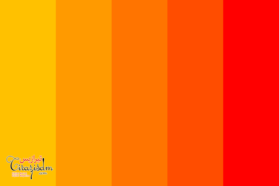 رنگ نارنجی در دکوراسیون داخلی