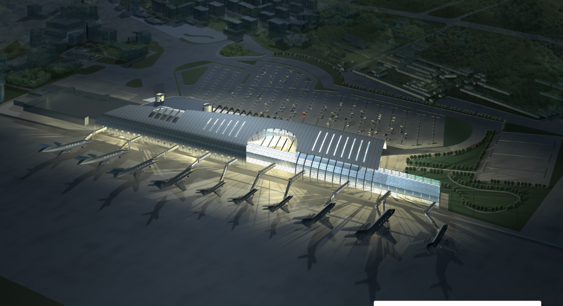 طراحی سه بعدی فرودگاه بین المللی